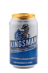 Kingsman Premium German Lager Beer Can