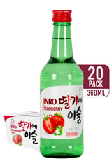 Jinro Strawberry Soju (20-pack)