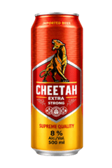 Cheetah Extra Strong 8% Beer Can