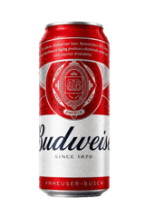 Budweiser American Lager Can (500ml)