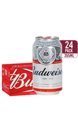 Budweiser American Lager 355ml (24-pack)