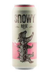 Snowy Weizen Rose Beer Can