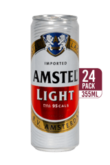 Amstel Light Lager Can (24-pack)