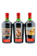 Château La Grâce Dieu des Prieurs Art Russe Saint-Émilion Grand Cru 2016 (Hand Crafted Leather 3 Bottles Case)