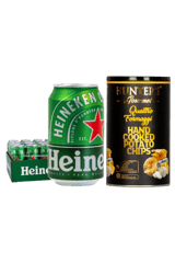 Heineken & Quattro Formaggi Chips Bundle: A Boldly Savoury Duo