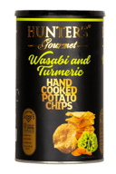 Hunter's Gourmet Potato Chips Wasabi & Turmeric