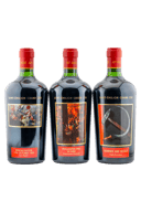 Château La Grâce Dieu des Prieurs Art Russe Saint-Émilion Grand Cru 2015 (Hand Crafted Leather 3 Bottles Case)