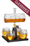 Whisky Decanter Set - Sailboat