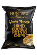 Hunter's Gourmet Potato Chips Quattro Formaggi  (125 grams)