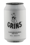 Grins Bourbon And Cola (4-pack)