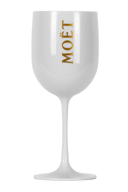Moet & Chandon Plastic Champagne Glass (White)