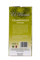 EI Bonito Chardonnay (3-Liter Boxed Wine)