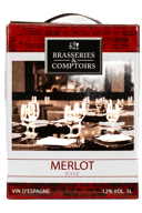 Brasseries Comptoirs Merlot Rouge (5-Liter Boxed Wine)