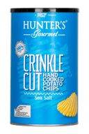 Hunter's Gourmet Potato Chips Crinkle Cut Sea Salt