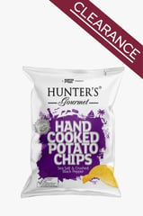 Hunter's Gourmet Potato Chips Sea Salt & Crushed Black Pepper