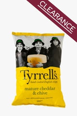 Tyrrells Mature Cheddar & Chives English Crisps
