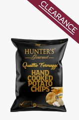Hunter's Gourmet Hand Cooked Potato Chips Quattro Formaggi  (125 gr.)