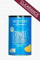 Hunter's Gourmet Potato Chips Crinkle Cut Sea Salt