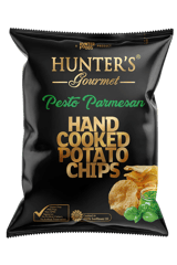 Hunter's Gourmet Potato Chips Pesto Parmesan