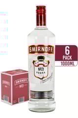 Smirnoff No. 21 Red Label Vodka (6-pack)