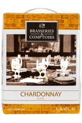 Brasseries Comptoirs Chardonnay (5-Liter Boxed Wine)