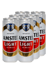 Amstel Light Lager Can (6-pack)