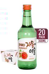 Jinro Grapefruit Soju (20-pack)