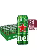 Heineken Beer 500ml Can (24-pack)