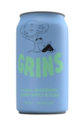 Grins Blueberry Mix Vodka (6-pack)