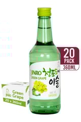 Jinro Green Grape Soju (20-pack)