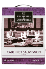 Brasseries Comptoirs Cabernet Sauvignon (5-Liter Boxed Wine)