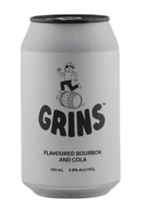 Grins Borbon And Cola (4-pack)