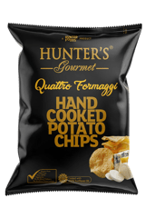 Hunter's Gourmet Hand Cooked Potato Chips Quattro Formaggi (125 gr.)
