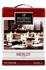 Brasseries Comptoirs Merlot Rouge (5-Liter Boxed Wine)