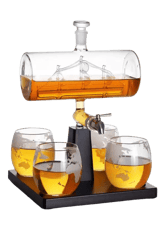 Whisky Decanter Set - Sailboat