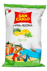 San Carlo Pesto Flavour Potato Chips
