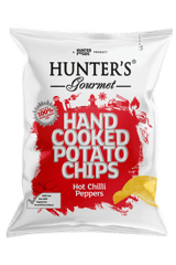 Hunter's Gourmet Potato Chips Hot Chilli Peppers