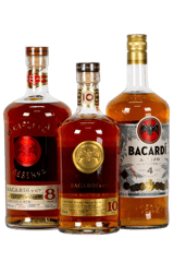 Bacardi Aged Rum Trio