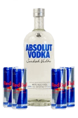Absolut Vodka + Red Bull Bundle (4-pack)
