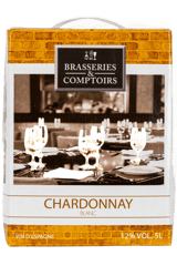 Brasseries Comptoirs Chardonnay (5-Liter Boxed Wine)