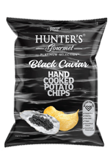 Hunter's Gourmet Potato Chips Black Caviar