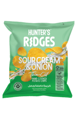 Hunter Ridges Thin Cut Potato Chips Sour Cream & Onion