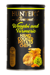Hunter's Gourmet Potato Chips Wasabi & Turmeric