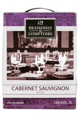 Brasseries Comptoirs Cabernet Sauvignon (5-Liter Boxed Wine)