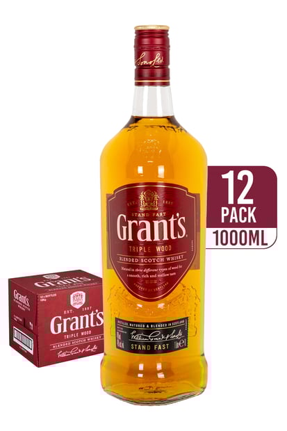 Grant's Triple Wood Blended Scotch (12-pack)