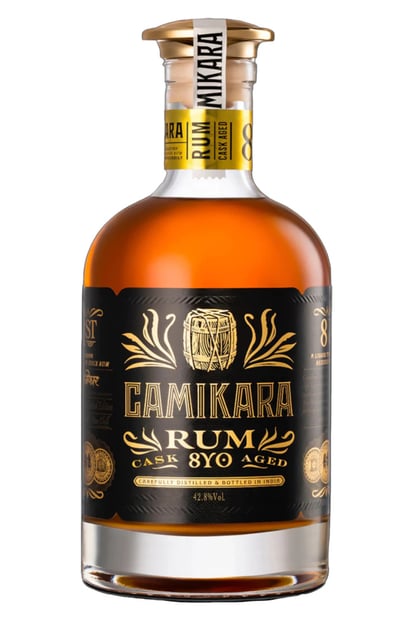 Camikara 8 Year Old Indian Pure Cane Juice Rum