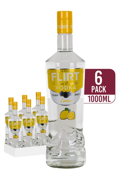 Flirt Lemon Vodka (6-pack)