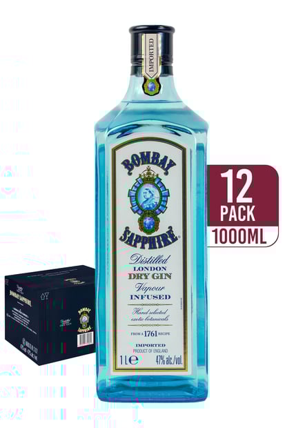 Bombay Sapphire London Dry Gin (12-pack)