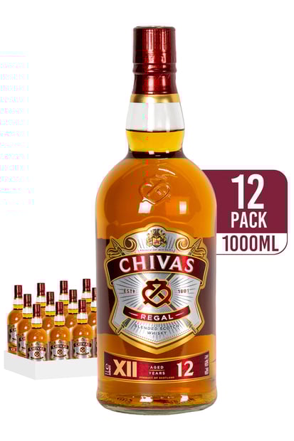 Chivas Regal 12 Year Old Blended Scotch (12-pack)