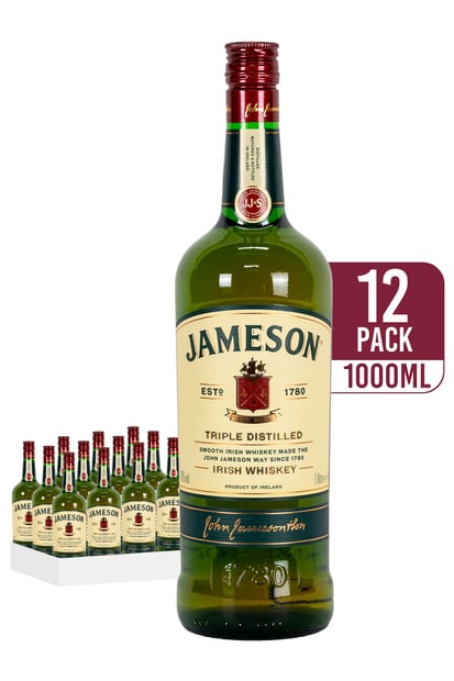 Jameson Triple Distilled Irish Whiskey (12-pack)